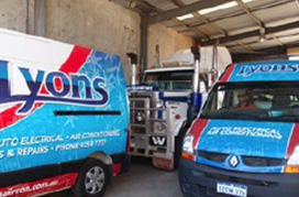 Lyons Auto Air Conditioning and Auto Electrical | Mobile Service Vans